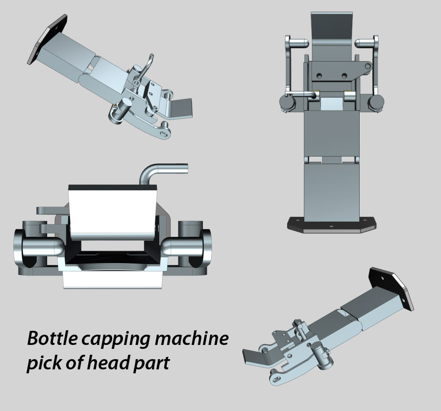 Bottle Capping Machine Pick of Head Parts, Bottle capper spare parts