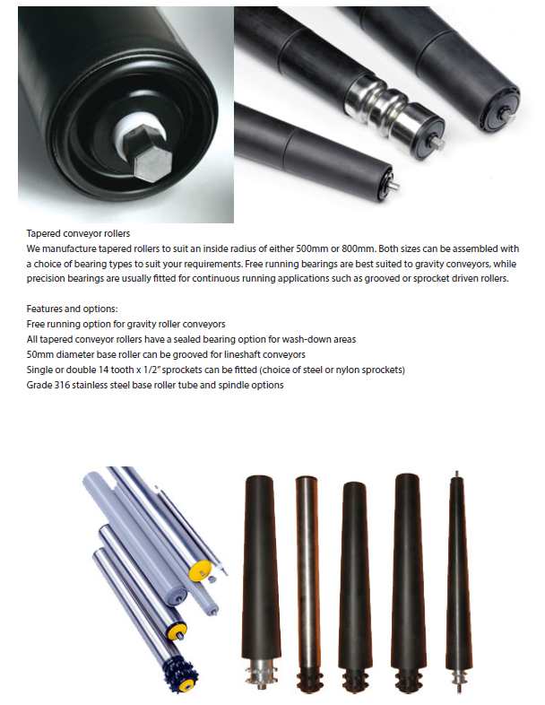 Bottling Conveyor Rollers, Bottling line Conveyor Roller