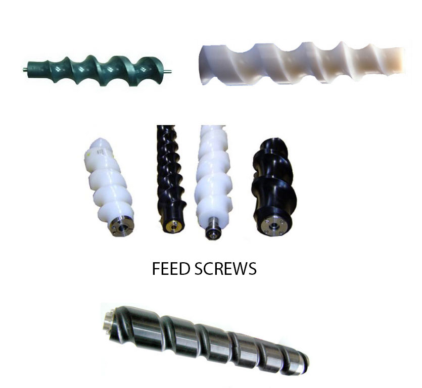 Filler Capper Feed Screws, filling feed screw, labeller feed screw, Capper Feed Screw, Bottle Filler Feed Screw, Bottle Labelling Feed Screw