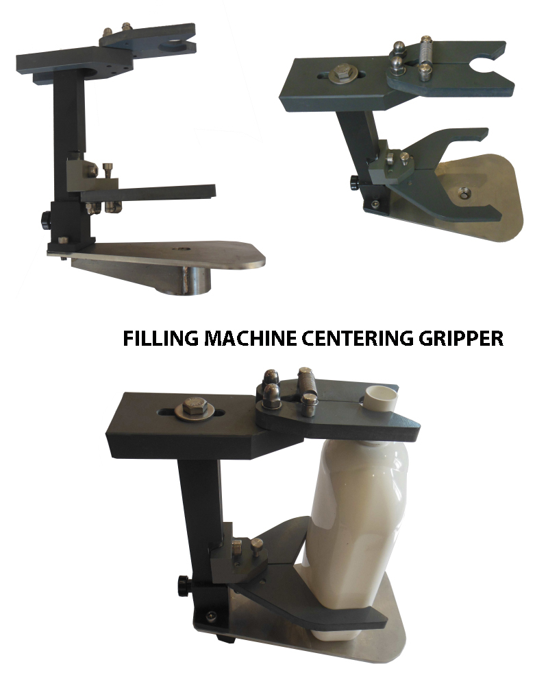 Filling Machine Centering Gripper, Filler Gripper, Bottle Filler centering Head, Bottle Filling Gripper
