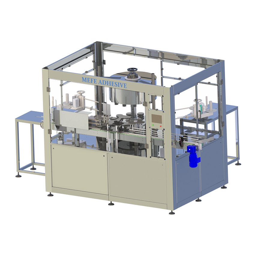 Rotary Sticker Labelling Machine, Rotary Self Adhesive Labeler Machine
