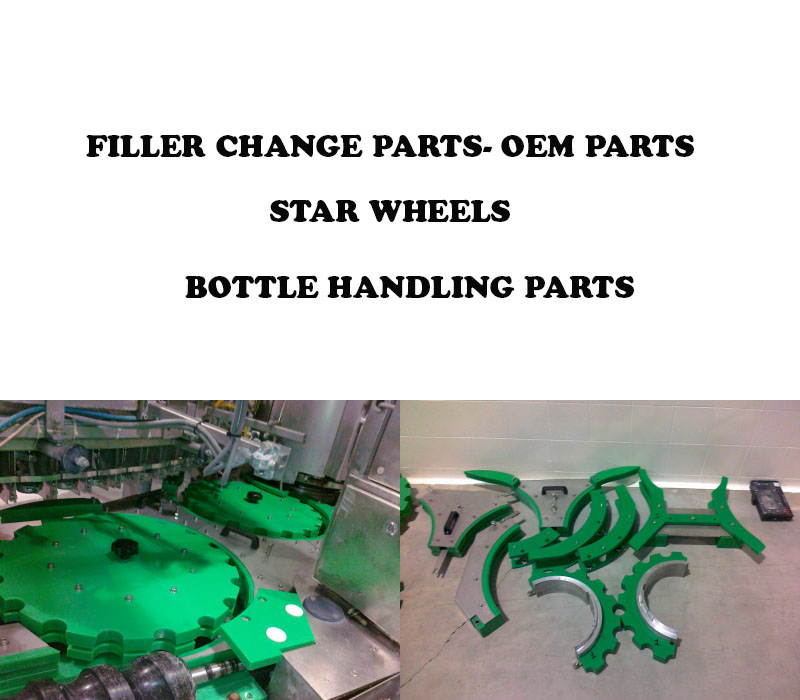 Monoblock Filling Machine Star Wheels, Monoblock Filler Change Parts, Filling Machine Oem Parts, Filler Bootle Handling Parts