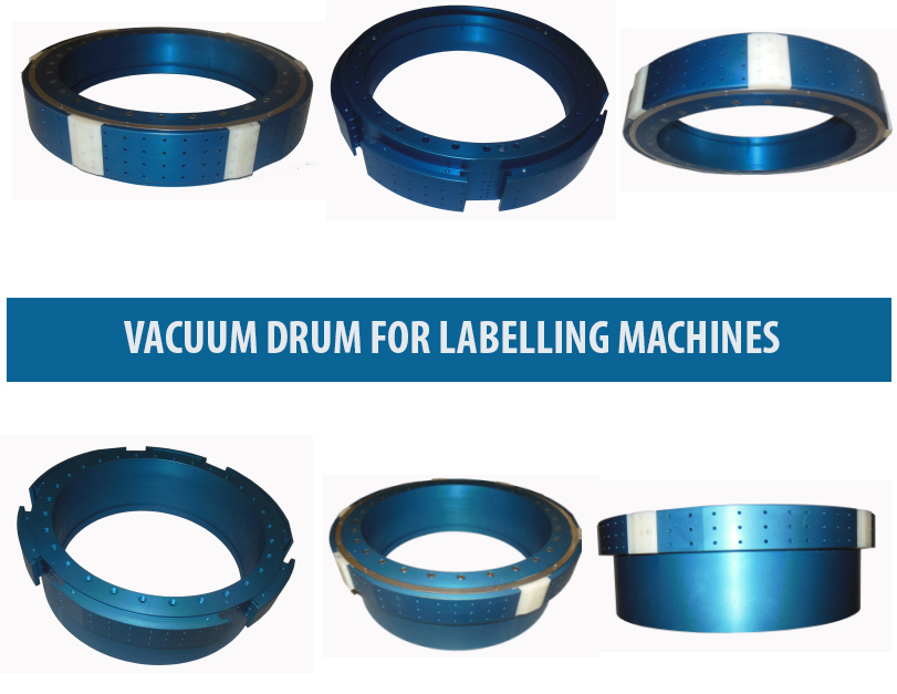 Vacuum Drum for Labeler , OPP Labelling Machine Vacuum Drums, Roll-Fed Labeller Vacuum Drum, Labeller Vacuum Drum